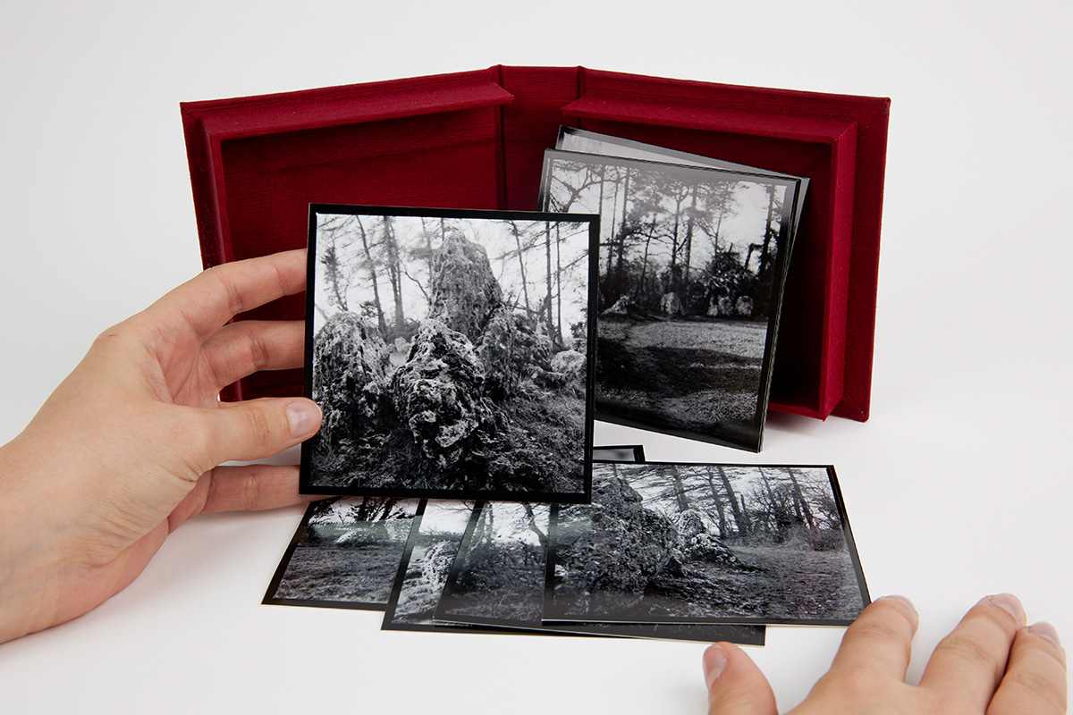 HOLD ME — Japanese Silk Bound Box, Letterpress, Digital Print