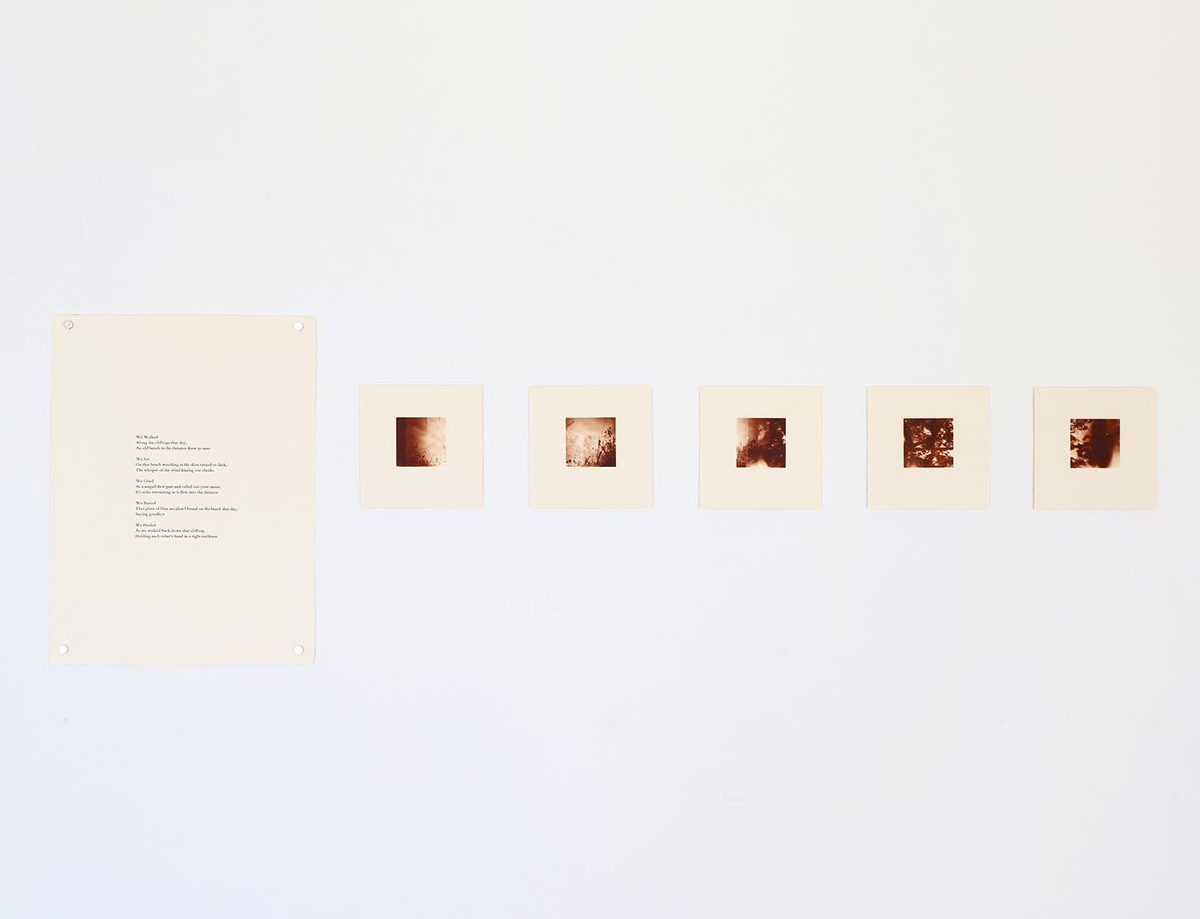 WHERE BLUE SEA GLASS IS BURIED — Photopolymer Etchings, Letterpress
